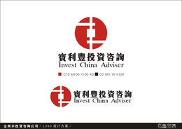 宝利丰投资咨询公司标志设计 金融智慧与专业信任的视觉诠释